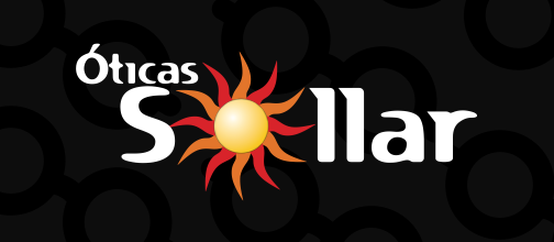 logomarca capa óticas sollar